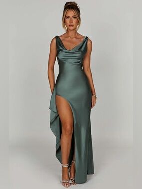 Babyboo Fashion Marilyn Maxi Dress- Sage